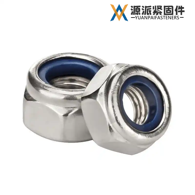 Hexagon lock nuts with non-metallic insert   GB/T 889.1-2015  GB/T 889.2-2016 DIN 985 DIN 982 ISO 7040 thumbnail 2