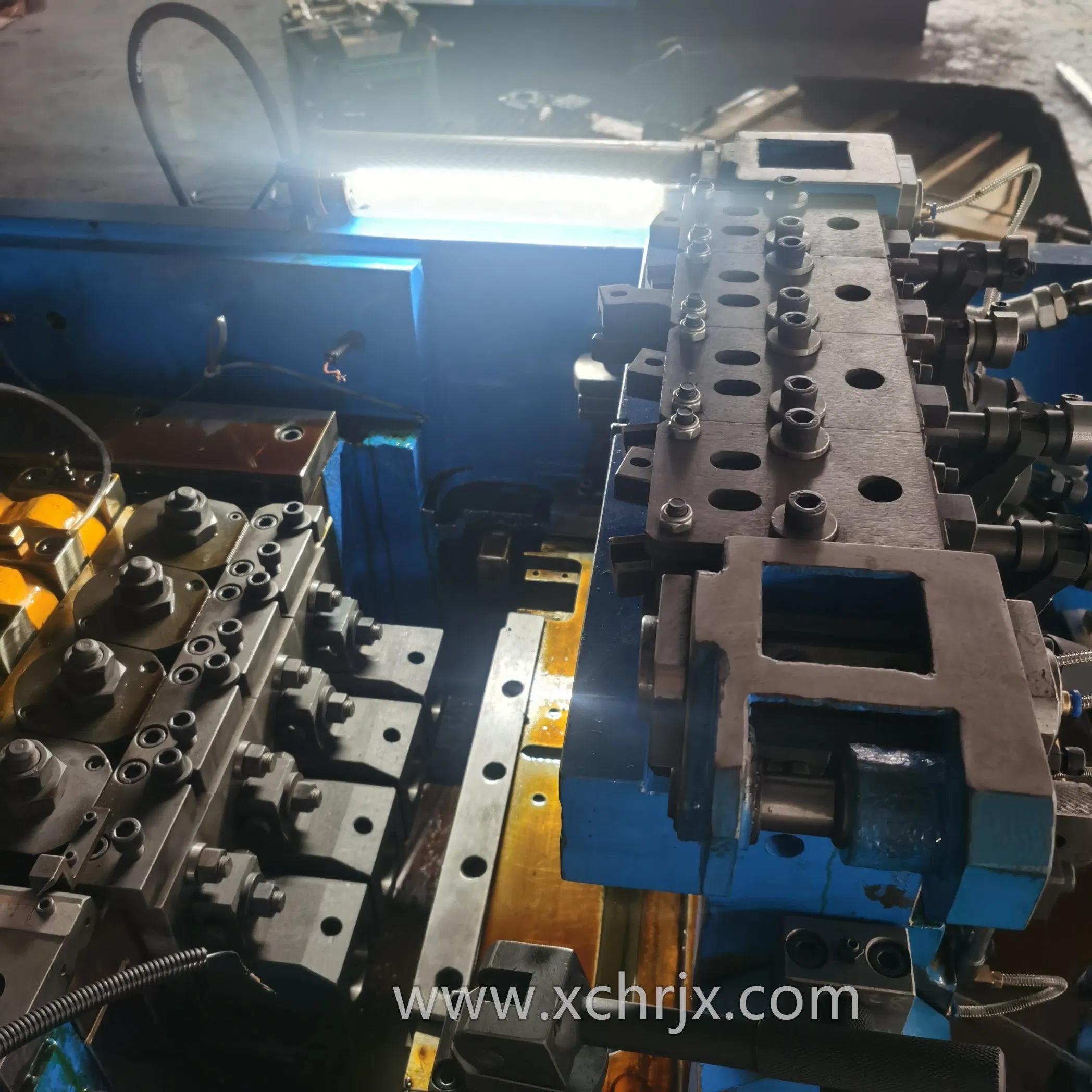 Cold heading production line with multiple machines in factory