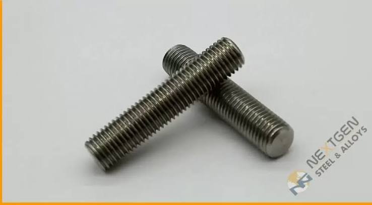 Custom Inconel 718 Stud Bolts for Jubail Petrochemical & Desalination Complex